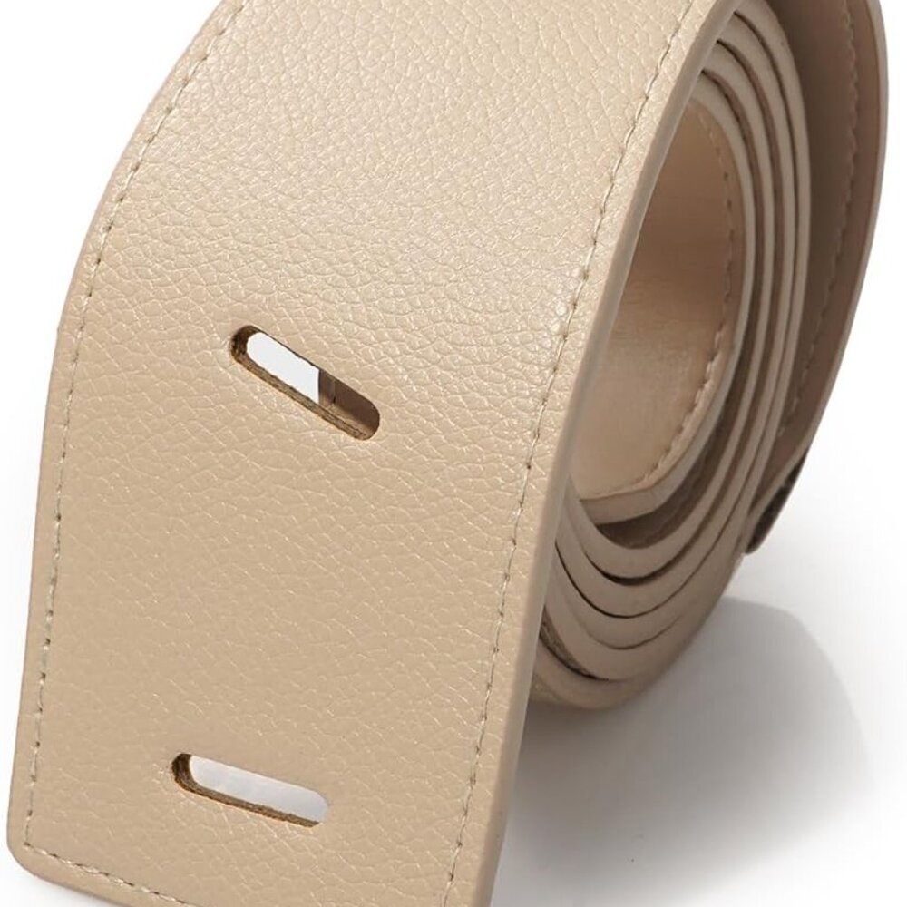 Women Leather Belts Vintage Irregular Waist Belt for Dresses Tie Knot Waistband - Picture 5 of 6